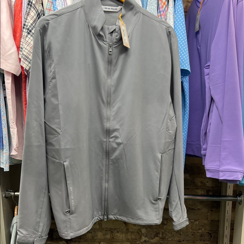 Peter Millar Gray Lightweight Jacket - image 1